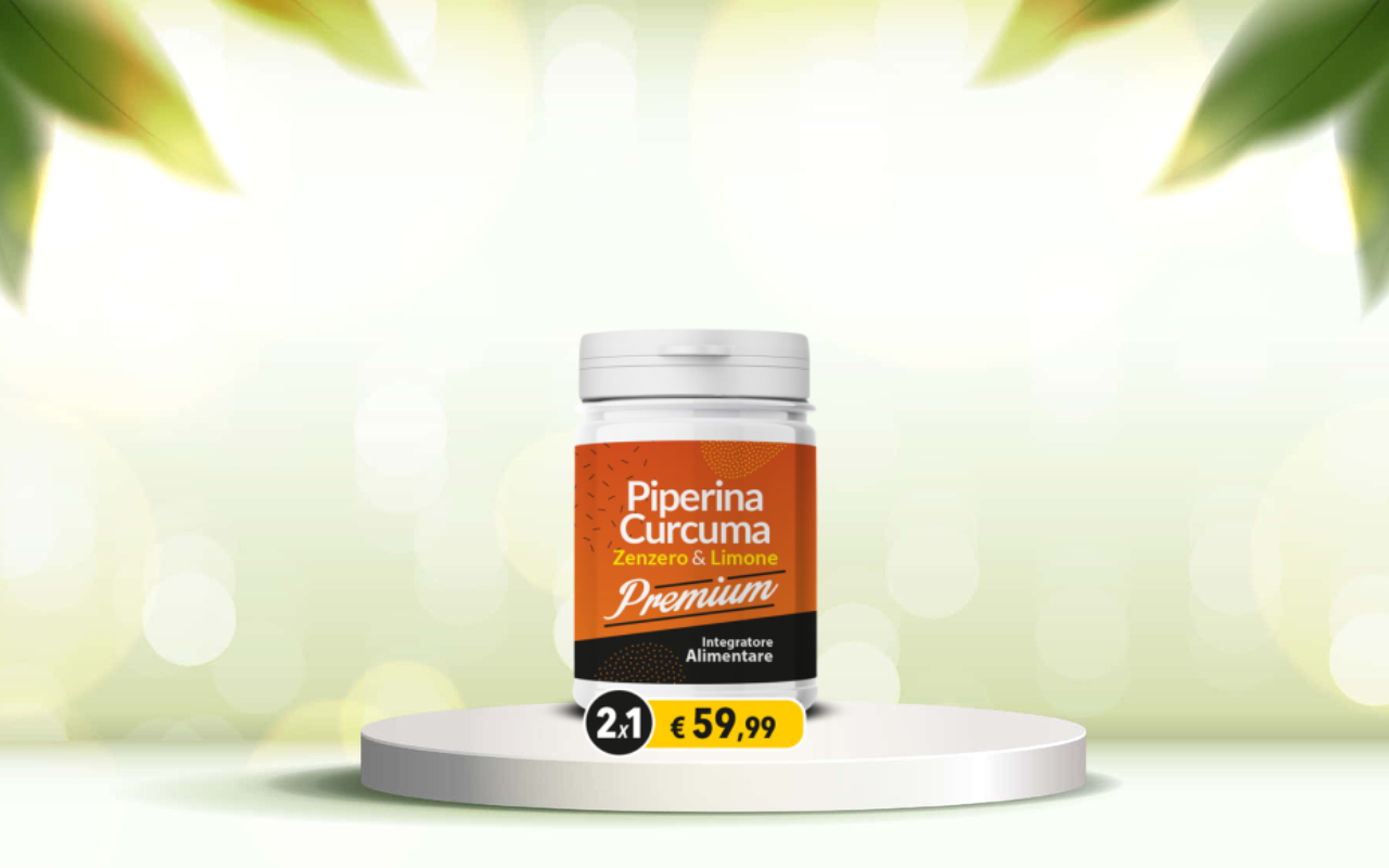 Prova piperina e curcuma premium: il detox naturale per intestino e metabolismo